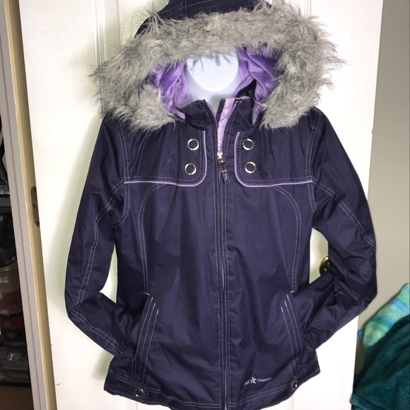 Free Country Other - FREE COUNTRY PURPLE HOODED SKI WINTER JACKET 14 LG